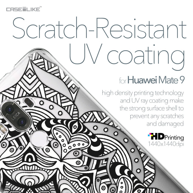 Huawei Mate 9 case Mandala Art 2096 with UV-Coating Scratch-Resistant Case | CASEiLIKE.com