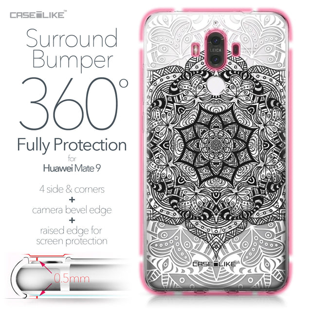 Huawei Mate 9 case Mandala Art 2097 Bumper Case Protection | CASEiLIKE.com