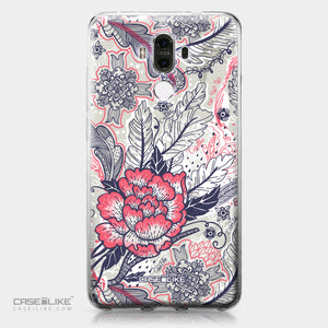 Huawei Mate 9 case Vintage Roses and Feathers Beige 2251 | CASEiLIKE.com