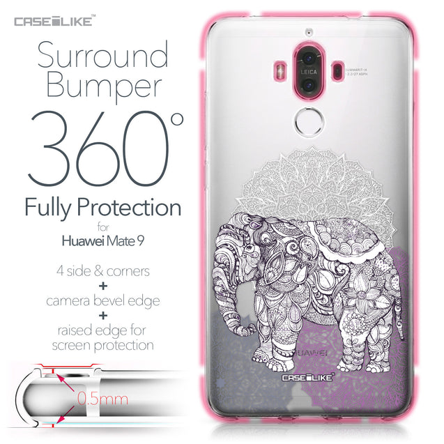 Huawei Mate 9 case Mandala Art 2301 Bumper Case Protection | CASEiLIKE.com