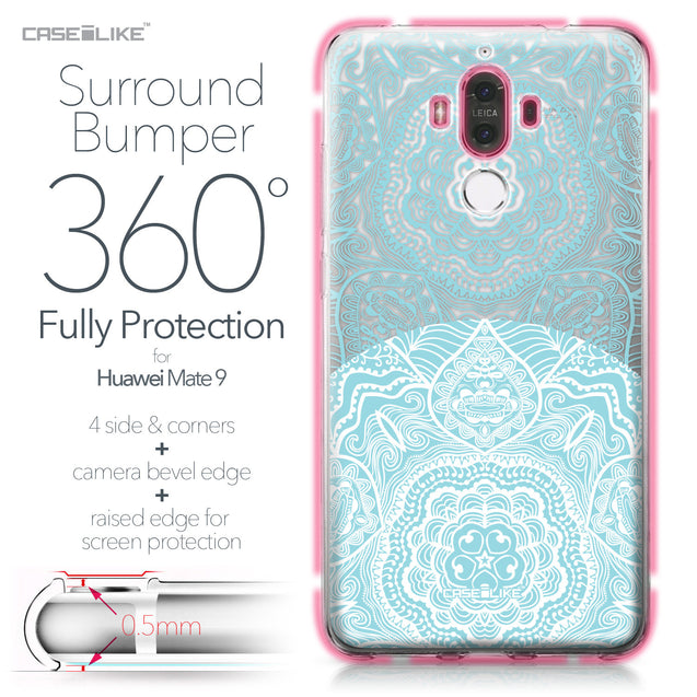 Huawei Mate 9 case Mandala Art 2306 Bumper Case Protection | CASEiLIKE.com