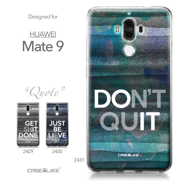 Huawei Mate 9 case Quote 2431 Collection | CASEiLIKE.com