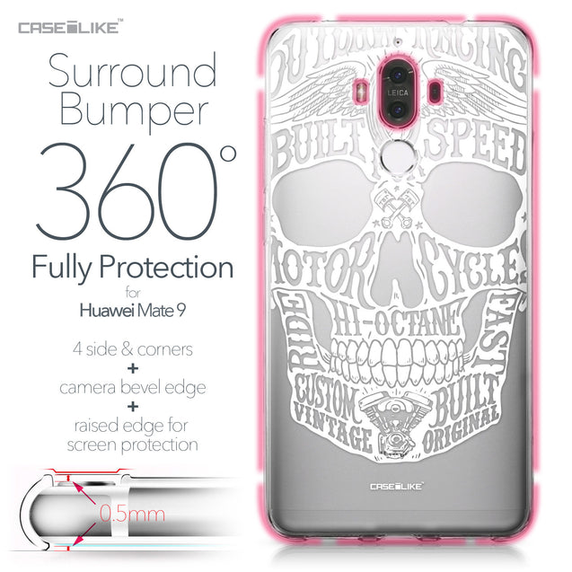 Huawei Mate 9 case Art of Skull 2530 Bumper Case Protection | CASEiLIKE.com
