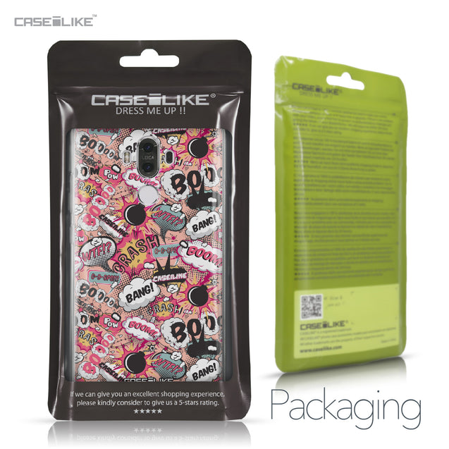 Huawei Mate 9 case Comic Captions Pink 2912 Retail Packaging | CASEiLIKE.com