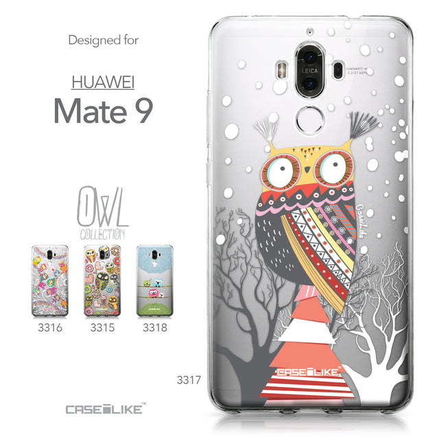 Huawei Mate 9 case Owl Graphic Design 3317 Collection | CASEiLIKE.com