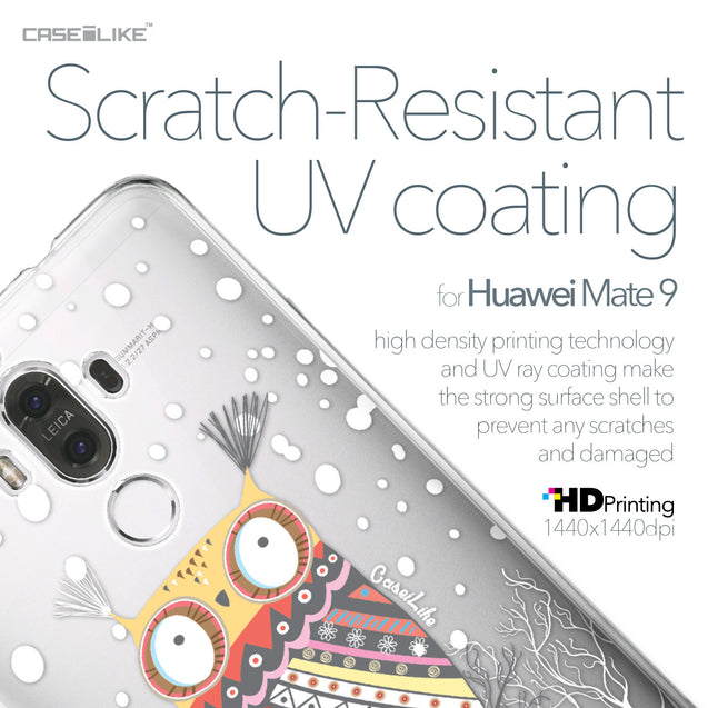 Huawei Mate 9 case Owl Graphic Design 3317 with UV-Coating Scratch-Resistant Case | CASEiLIKE.com