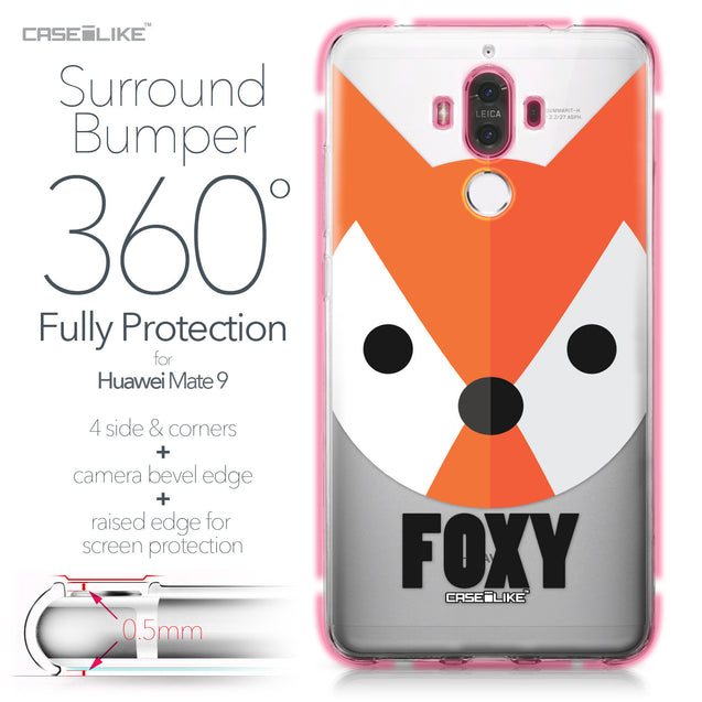 Huawei Mate 9 case Animal Cartoon 3637 Bumper Case Protection | CASEiLIKE.com