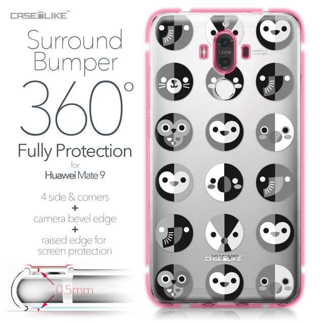 Huawei Mate 9 case Animal Cartoon 3639 Bumper Case Protection | CASEiLIKE.com
