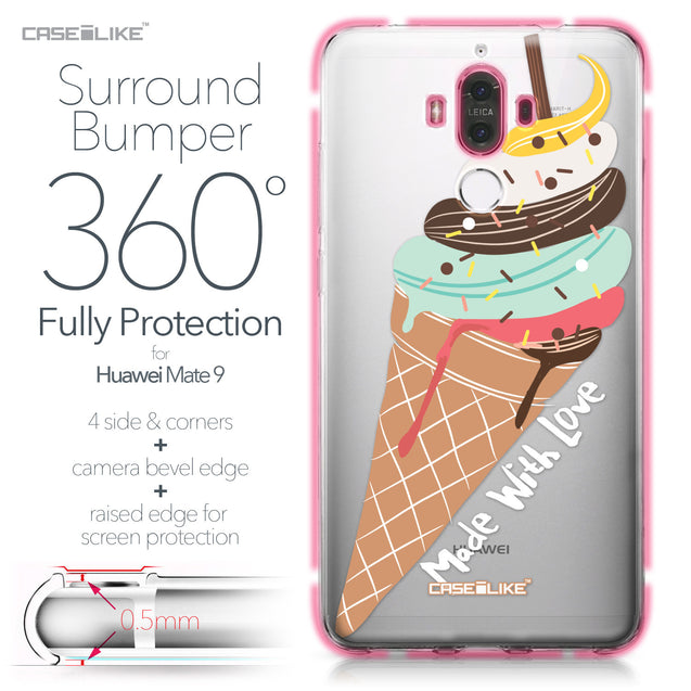 Huawei Mate 9 case Ice Cream 4820 Bumper Case Protection | CASEiLIKE.com