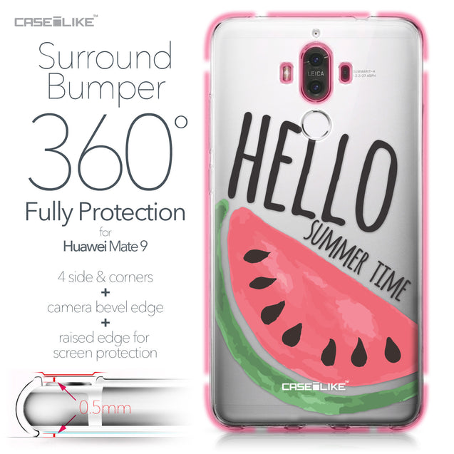 Huawei Mate 9 case Water Melon 4821 Bumper Case Protection | CASEiLIKE.com