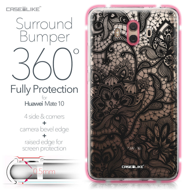 Huawei Mate 10 case Lace 2037 Bumper Case Protection | CASEiLIKE.com