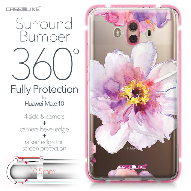 Huawei Mate 10 case Watercolor Floral 2231 Bumper Case Protection | CASEiLIKE.com