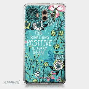 Huawei Mate 10 case Blooming Flowers Turquoise 2249 | CASEiLIKE.com