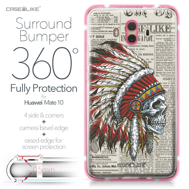 Huawei Mate 10 case Art of Skull 2522 Bumper Case Protection | CASEiLIKE.com