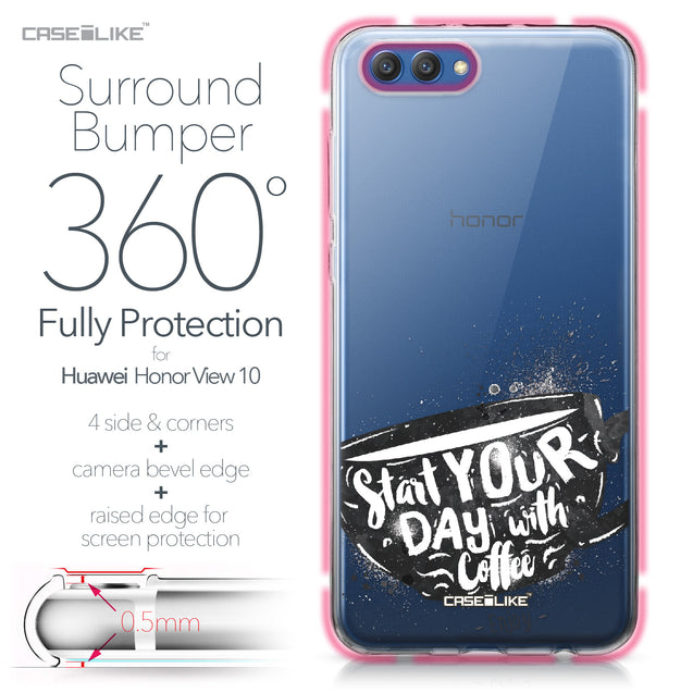 Huawei Honor View 10 case Quote 2402 Bumper Case Protection | CASEiLIKE.com