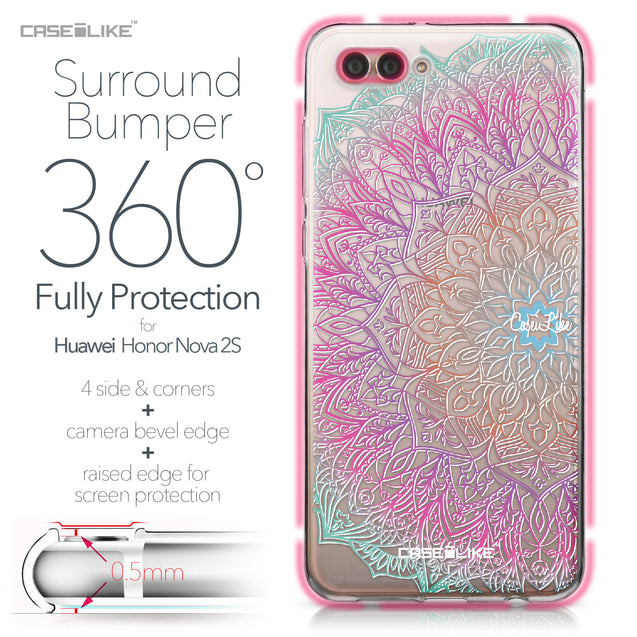 Huawei Nova 2S case Mandala Art 2090 Bumper Case Protection | CASEiLIKE.com