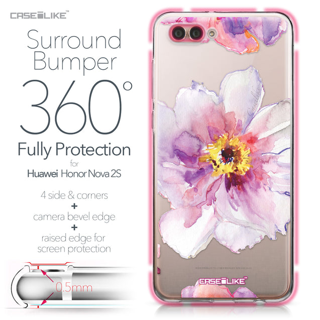 Huawei Nova 2S case Watercolor Floral 2231 Bumper Case Protection | CASEiLIKE.com
