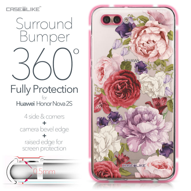 Huawei Nova 2S case Mixed Roses 2259 Bumper Case Protection | CASEiLIKE.com