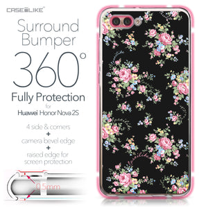 Huawei Nova 2S case Floral Rose Classic 2261 Bumper Case Protection | CASEiLIKE.com