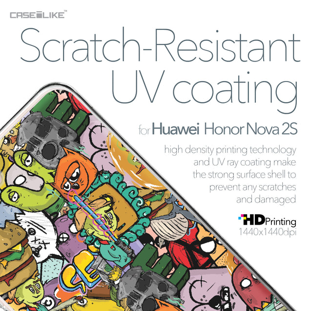 Huawei Nova 2S case Graffiti 2731 with UV-Coating Scratch-Resistant Case | CASEiLIKE.com