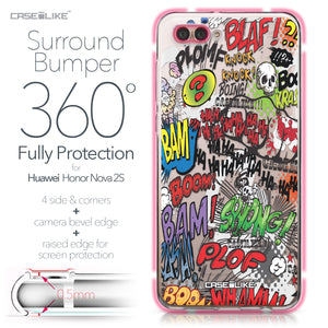 Huawei Nova 2S case Comic Captions 2914 Bumper Case Protection | CASEiLIKE.com