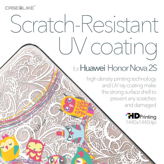 Huawei Nova 2S case Owl Graphic Design 3316 with UV-Coating Scratch-Resistant Case | CASEiLIKE.com