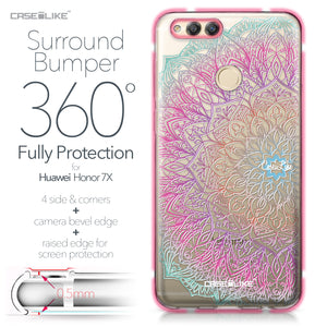 Huawei Honor 7X case Mandala Art 2090 Bumper Case Protection | CASEiLIKE.com