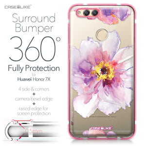 Huawei Honor 7X case Watercolor Floral 2231 Bumper Case Protection | CASEiLIKE.com
