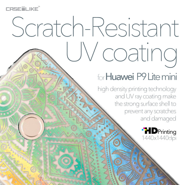 Huawei P9 Lite mini case Indian Line Art 2064 with UV-Coating Scratch-Resistant Case | CASEiLIKE.com