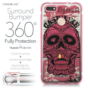 Huawei P9 Lite mini case Art of Skull 2523 Bumper Case Protection | CASEiLIKE.com