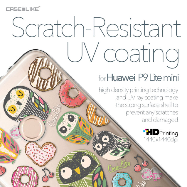 Huawei P9 Lite mini case Owl Graphic Design 3315 with UV-Coating Scratch-Resistant Case | CASEiLIKE.com