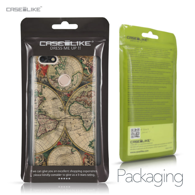Huawei P9 Lite mini case World Map Vintage 4607 Retail Packaging | CASEiLIKE.com
