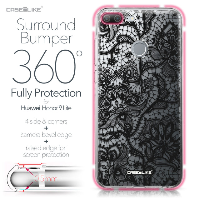 Huawei Honor 9 Lite case Lace 2037 Bumper Case Protection | CASEiLIKE.com