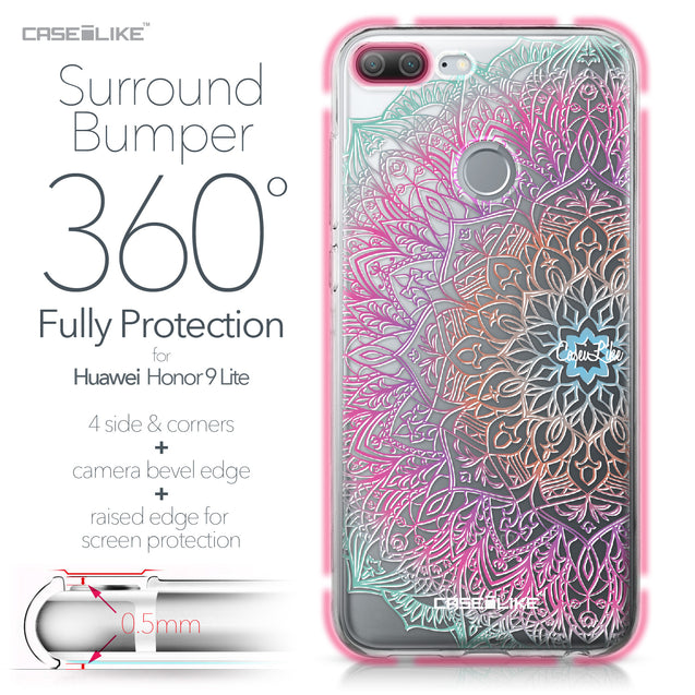 Huawei Honor 9 Lite case Mandala Art 2090 Bumper Case Protection | CASEiLIKE.com