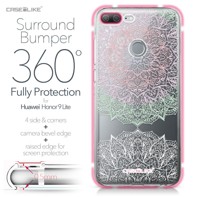 Huawei Honor 9 Lite case Mandala Art 2092 Bumper Case Protection | CASEiLIKE.com