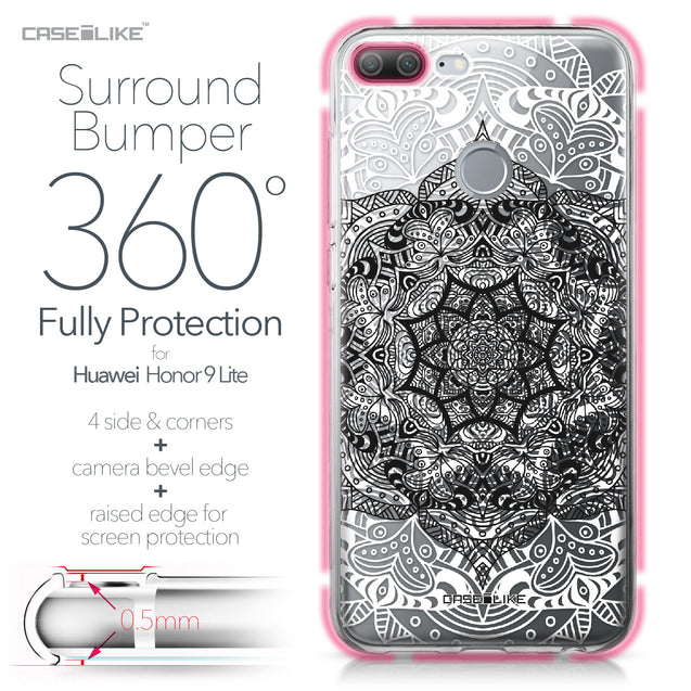 Huawei Honor 9 Lite case Mandala Art 2097 Bumper Case Protection | CASEiLIKE.com