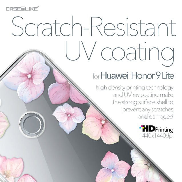 Huawei Honor 9 Lite case Hydrangea 2257 with UV-Coating Scratch-Resistant Case | CASEiLIKE.com