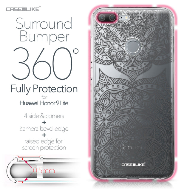 Huawei Honor 9 Lite case Mandala Art 2304 Bumper Case Protection | CASEiLIKE.com