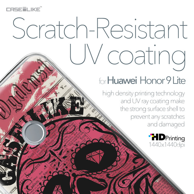 Huawei Honor 9 Lite case Art of Skull 2523 with UV-Coating Scratch-Resistant Case | CASEiLIKE.com