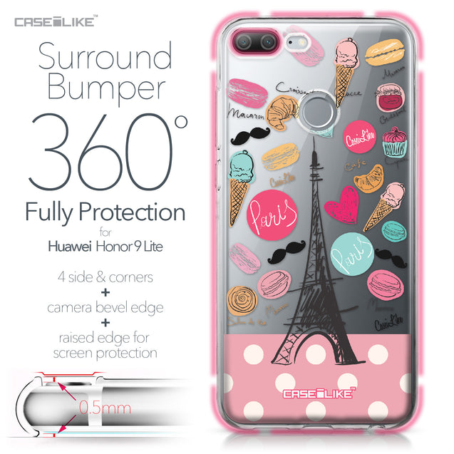 Huawei Honor 9 Lite case Paris Holiday 3904 Bumper Case Protection | CASEiLIKE.com