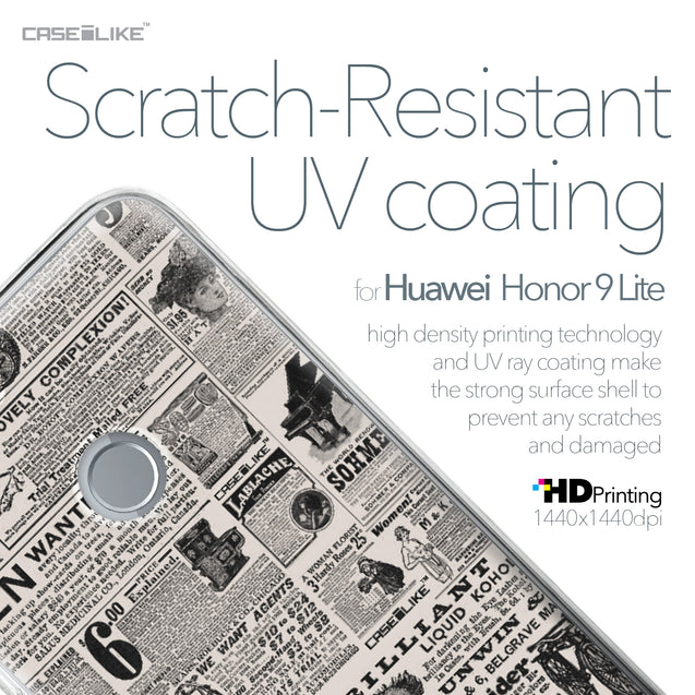 Huawei Honor 9 Lite case Vintage Newspaper Advertising 4818 with UV-Coating Scratch-Resistant Case | CASEiLIKE.com