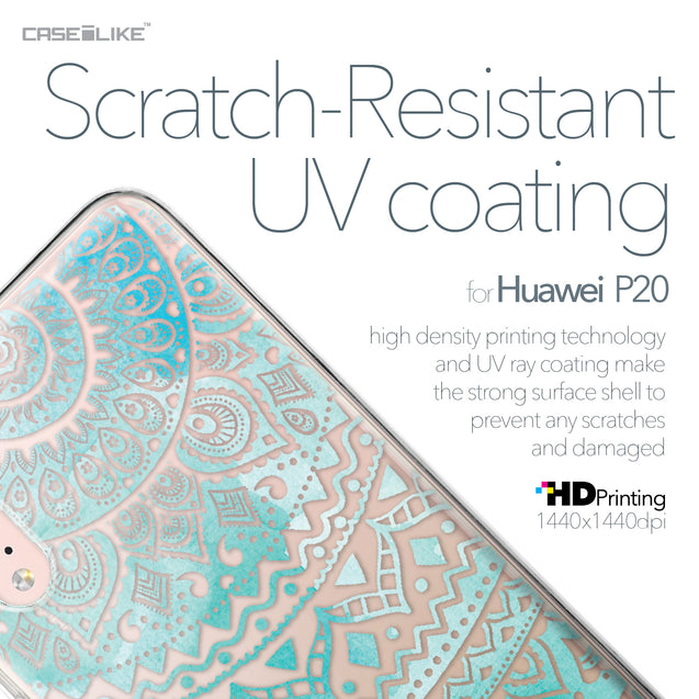 Huawei P20 case Indian Line Art 2066 with UV-Coating Scratch-Resistant Case | CASEiLIKE.com