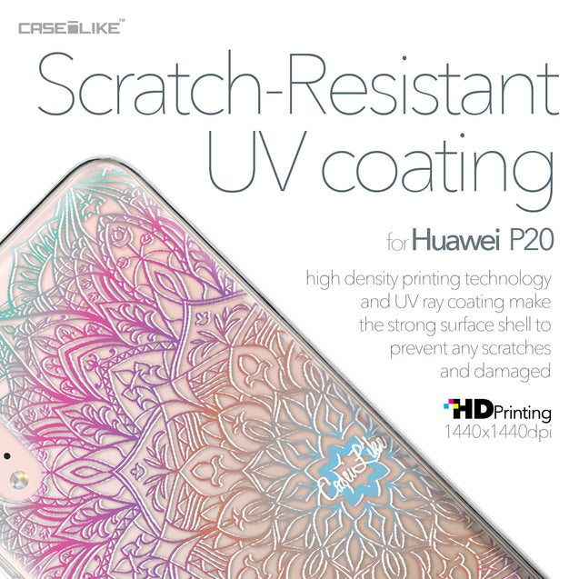 Huawei P20 case Mandala Art 2090 with UV-Coating Scratch-Resistant Case | CASEiLIKE.com