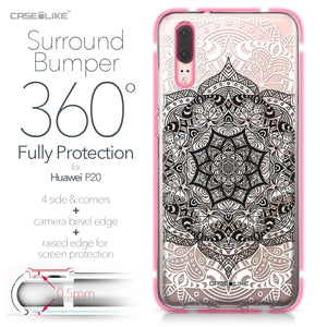 Huawei P20 case Mandala Art 2097 Bumper Case Protection | CASEiLIKE.com