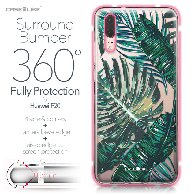 Huawei P20 case Tropical Palm Tree 2238 Bumper Case Protection | CASEiLIKE.com