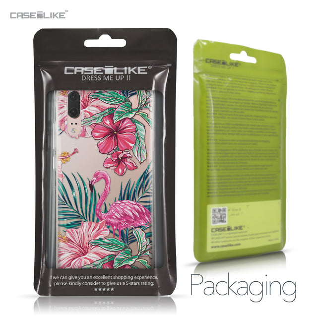 Huawei P20 case Tropical Flamingo 2239 Retail Packaging | CASEiLIKE.com
