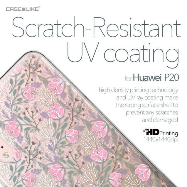 Huawei P20 case Flowers Herbs 2246 with UV-Coating Scratch-Resistant Case | CASEiLIKE.com