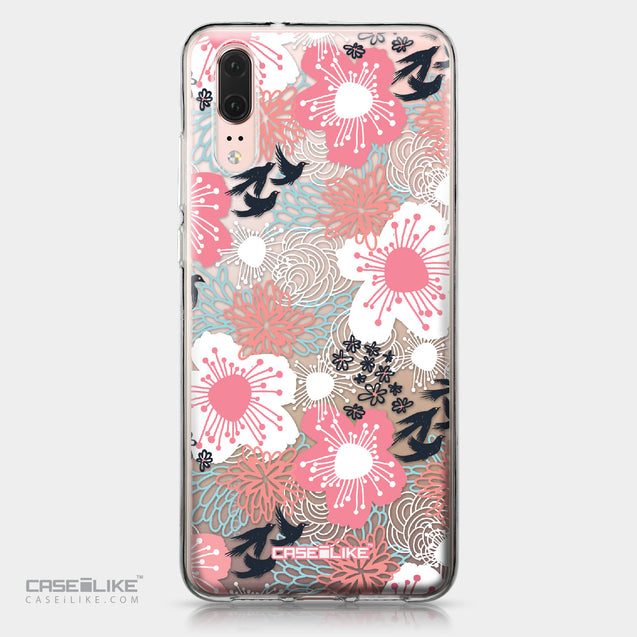 Huawei P20 case Japanese Floral 2255 | CASEiLIKE.com