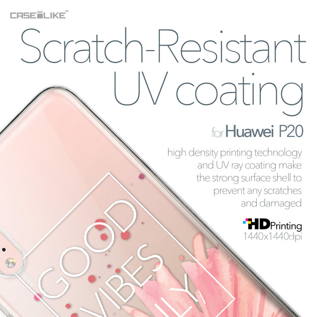 Huawei P20 case Gerbera 2258 with UV-Coating Scratch-Resistant Case | CASEiLIKE.com