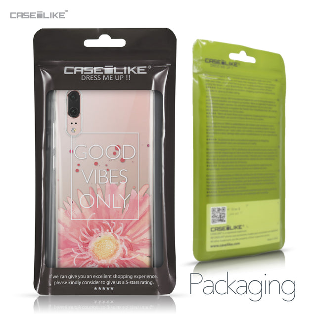 Huawei P20 case Gerbera 2258 Retail Packaging | CASEiLIKE.com